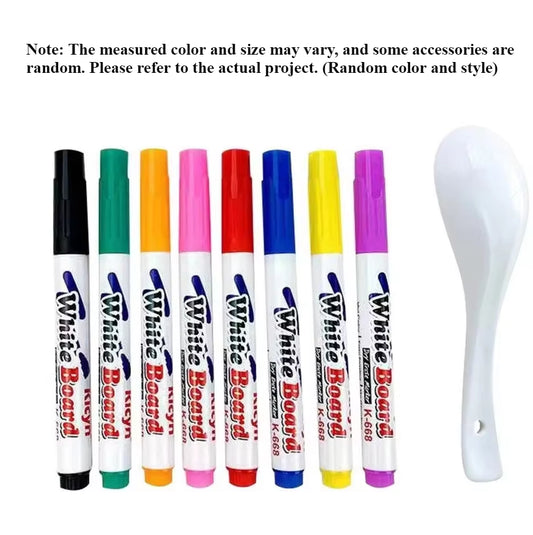 Magic Floating Water Pen - Reusable Water Drawing Set with Floating Ink Technology