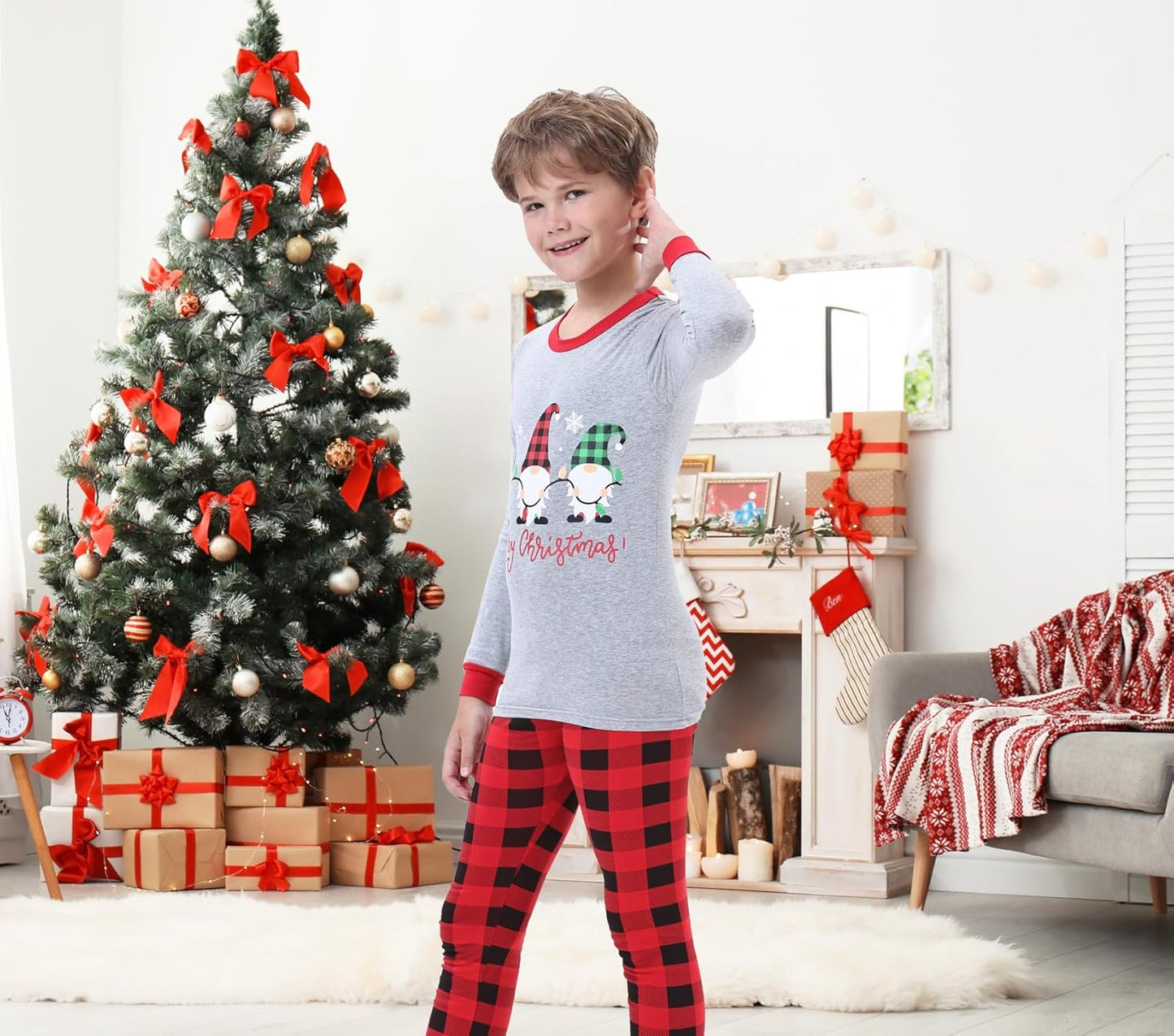 Kids Christmas Pajamas Boys Christmas Pajamas Girls Pjs Holiday Clothes.