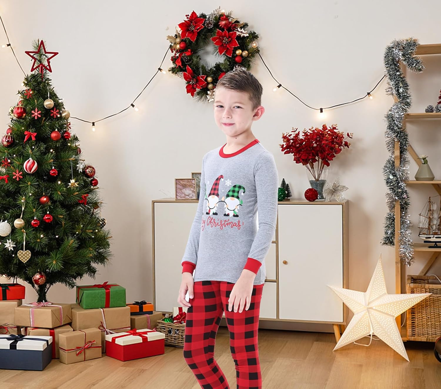 Kids Christmas Pajamas Boys Christmas Pajamas Girls Pjs Holiday Clothes.