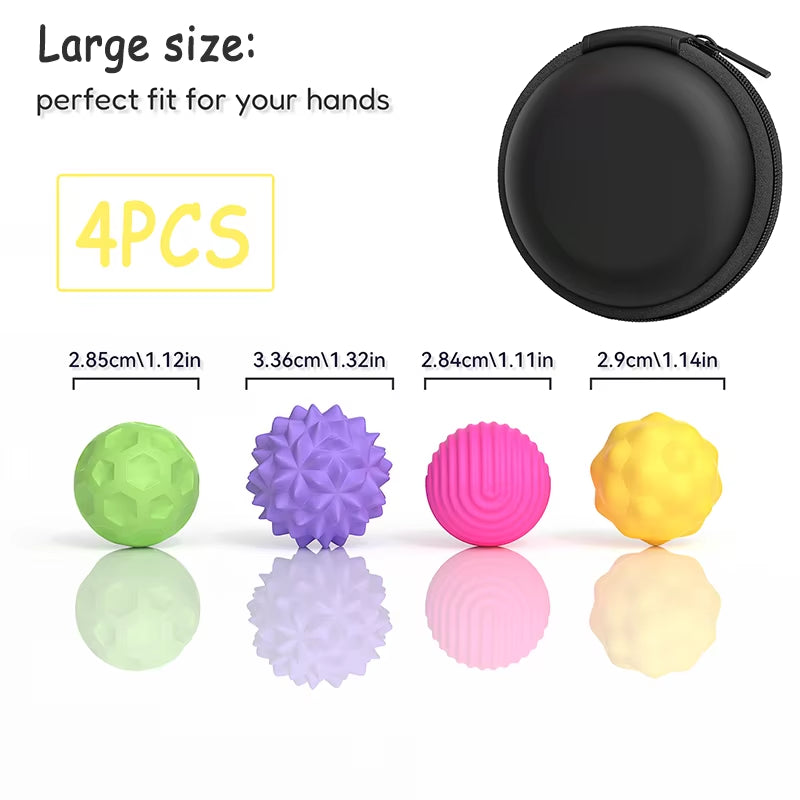 Large Size Magnetic Balls Fidget Toy Kid Autism Calming Sensory Toy Adults Anti-Stress Textures Roller Fingertip Fidgeting Game