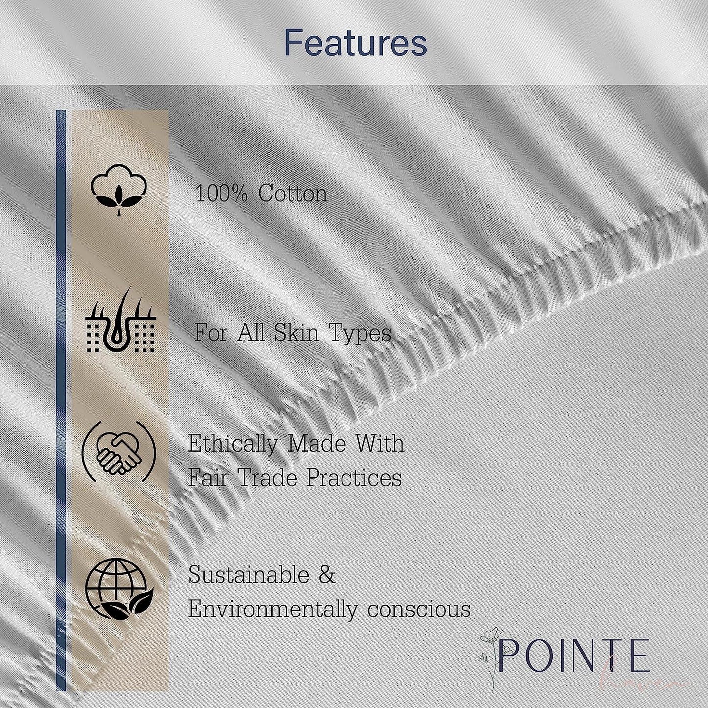 Heavy Weight Flannel Cotton Sheet Set, King, Snow Flakes/Tan