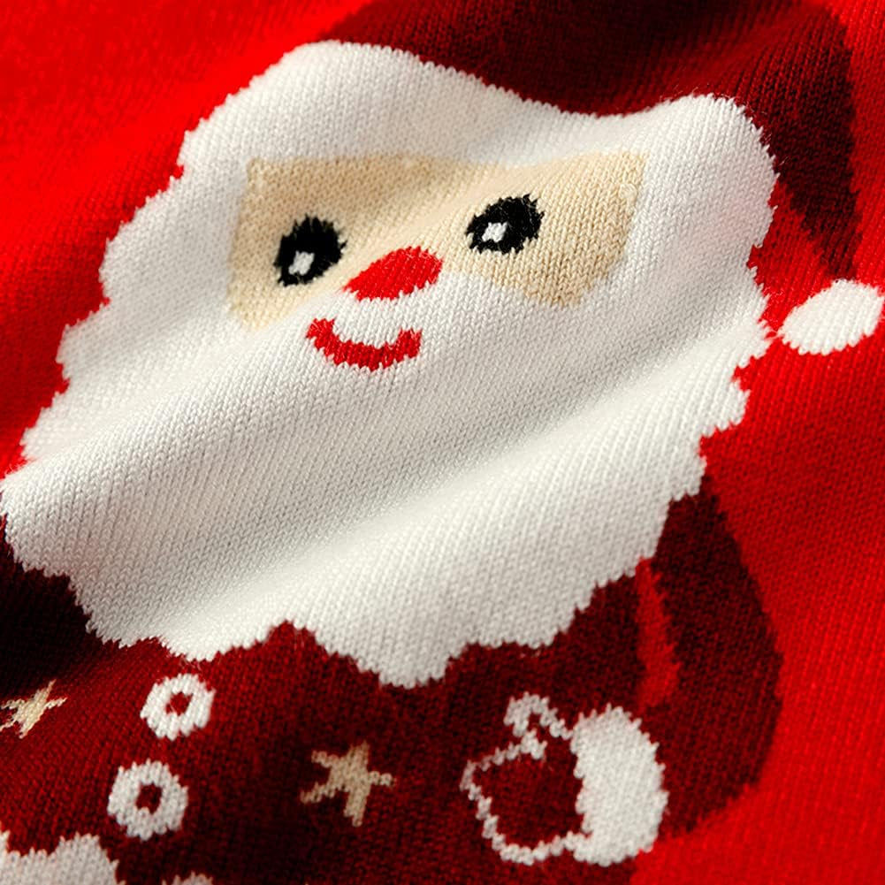 Kids Christmas Sweater for Toddler Girls Boys Holiday Pullover Top