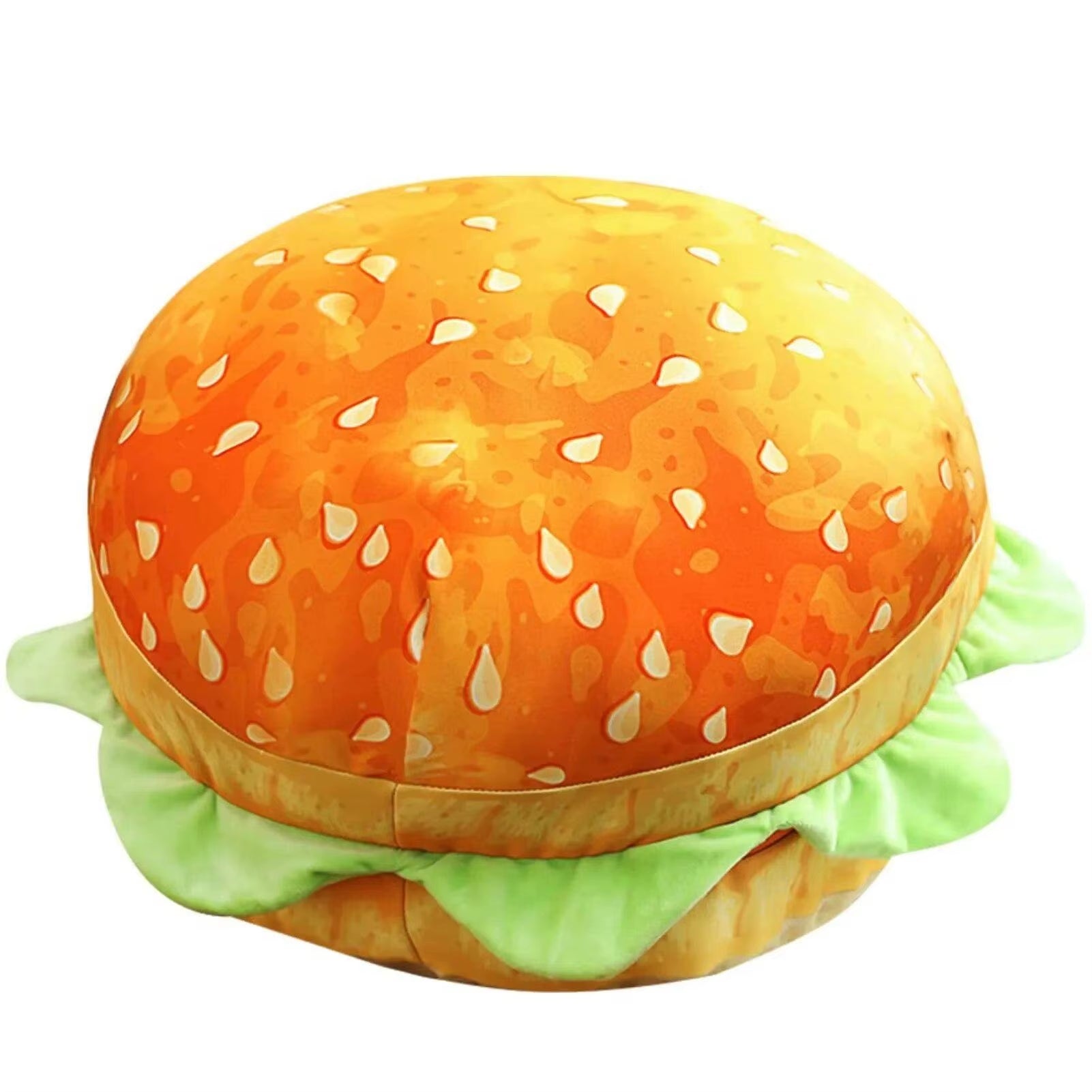 40Cm Large Burger Plush Toy Pillow - Cute Food Stuffed Animal for Kids, Soft Hugging Decor, Birthday Gift for Boys Girls