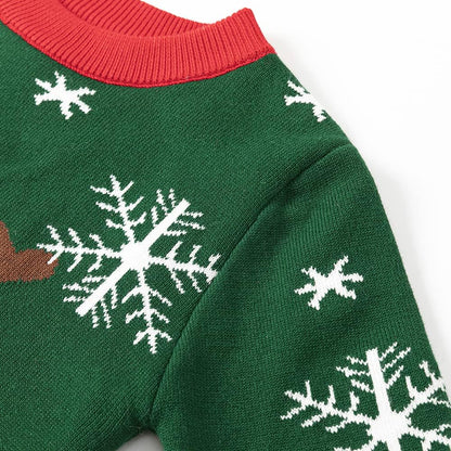 Kids Christmas Sweater for Toddler Girls Boys Holiday Pullover Top