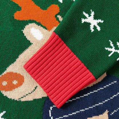 Kids Christmas Sweater for Toddler Girls Boys Holiday Pullover Top