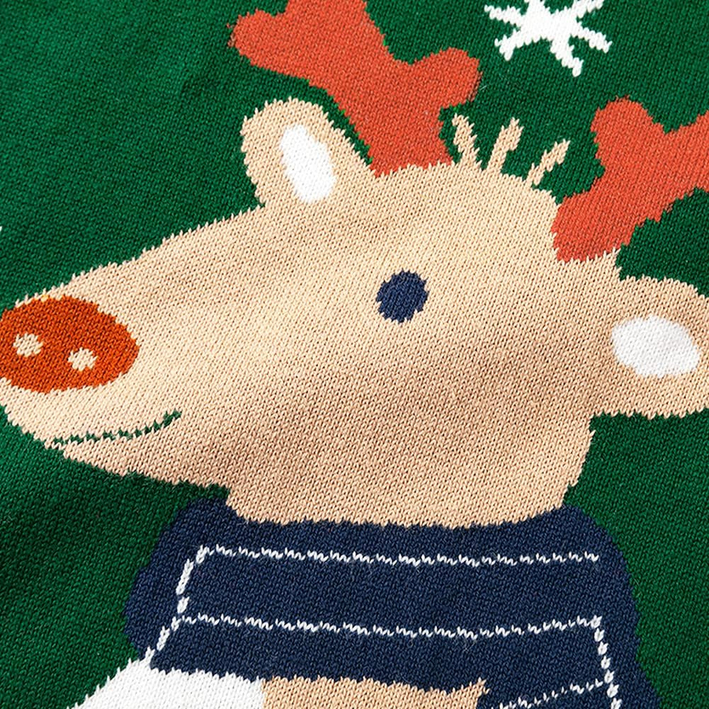 Kids Christmas Sweater for Toddler Girls Boys Holiday Pullover Top
