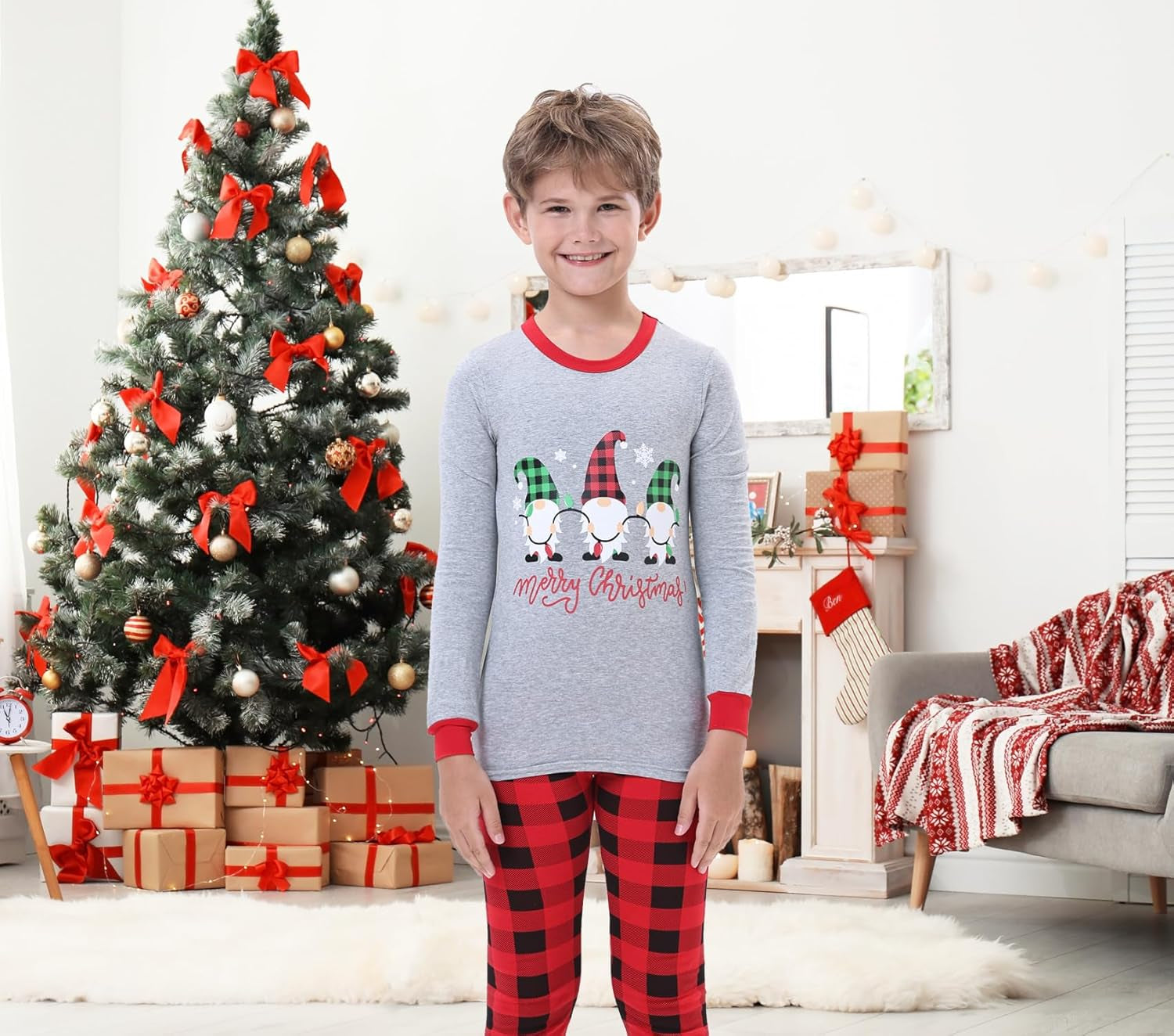 Kids Christmas Pajamas Boys Christmas Pajamas Girls Pjs Holiday Clothes.